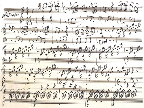Sborgi - Harpsichord Sonata in C major - Score