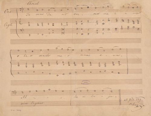 Bruckner - Inveni David (II) - Score