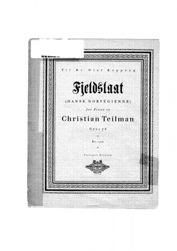 Teilman - Fjeldslaat - Score
