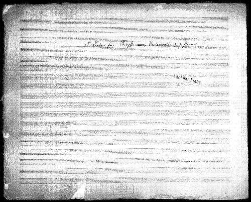 Lachner - 5 Lieder - Score