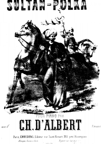 Albert - The Sultan's Polka - Piano Score - Score