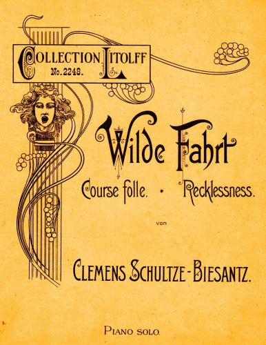 Schultze-Biesantz - Wilde Fahrt - Score