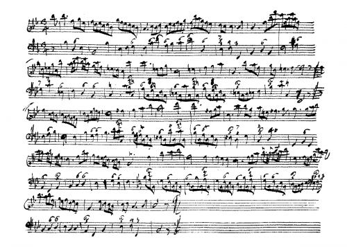 Handel - Recorder Sonata in B-flat major - Score