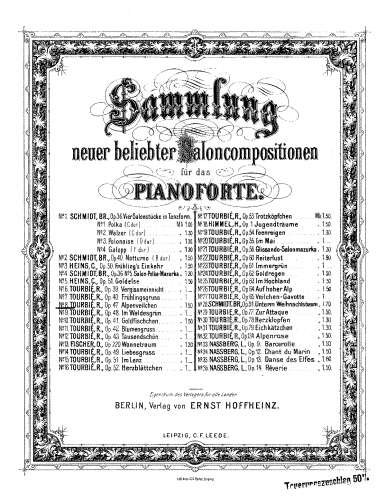 Tourbié - Alpenveilchen - Score