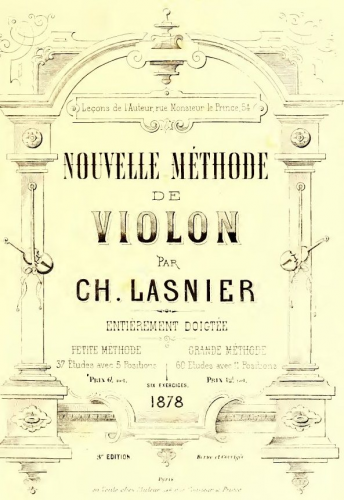 Lasnier - Nouvelle Ecole du Violon - Score
