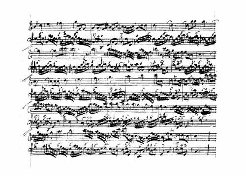 Handel - Recorder Sonata in C major - Incomplete Score
