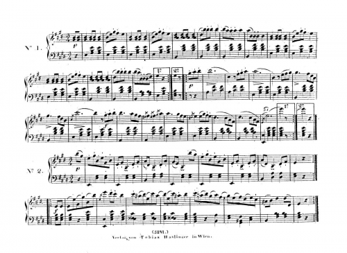 Strauss Sr. - Krapfen-Waldel-Walzer, Op. 12 - For Piano solo - Score