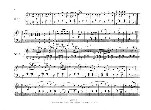 Strauss Sr. - Trompeten-Walzer - For Piano solo - Score