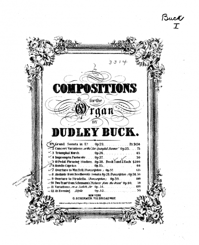 Buck - Grand Sonata - Score