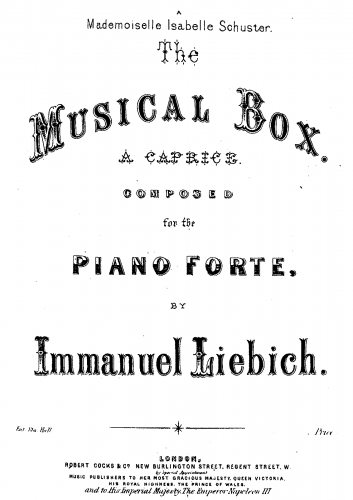 Liebich - The Musical Box - Score