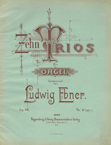 Ebner - 10 Trios - Score