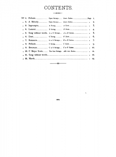 Kreuz - The Violist - Incomplete piano score (pp.15-16 missing)