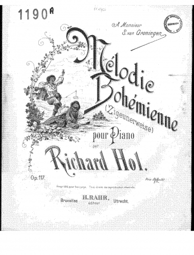Hol - Mélodie Bohémienne, Op. 117 - Complete  score