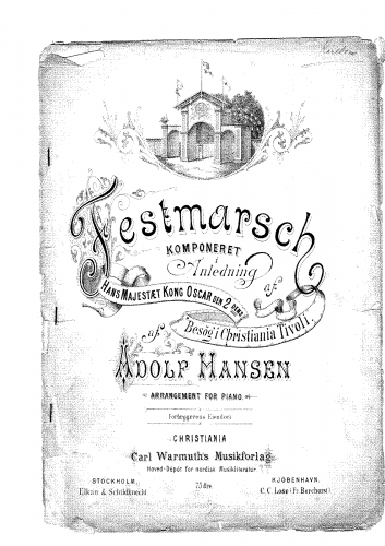 Hansen - Festmarsch - Score