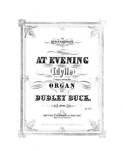 Buck - At Evening - Score