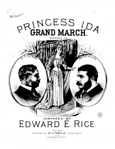 Rice - Princess Ida Grand March - Piano Score - Score