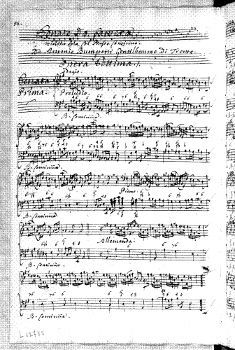 Bonporti - 10 Violin Sonatas, Op. 7 - Score