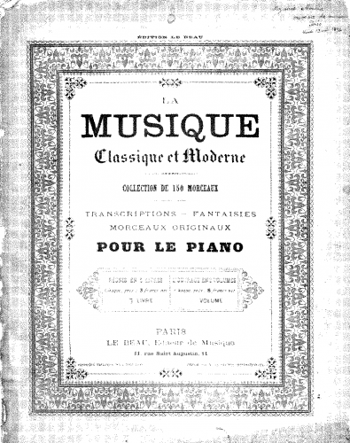 Various - La Musique Classique et Moderne - Volume 3