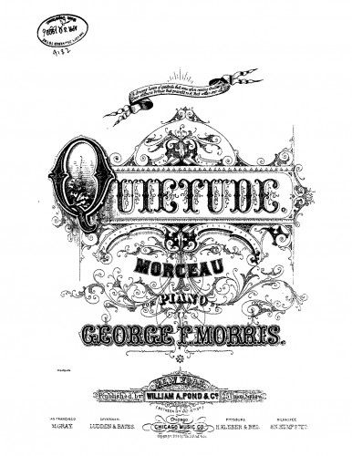 Morris - Quietude - Piano Score - Score