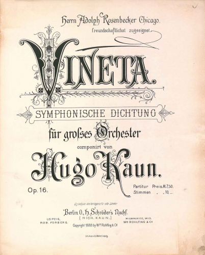 Kaun - Vineta - Score