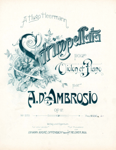 D'Ambrosio - Strimpellata - Scores and Parts