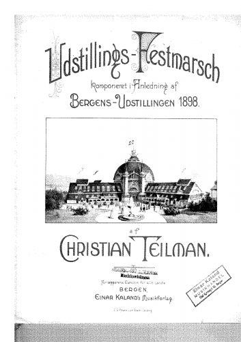 Teilman - Udstillings Festmarsch - Score