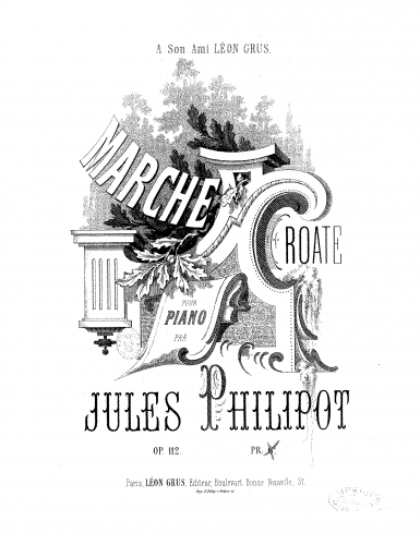 Philipot - Marche croate - Score