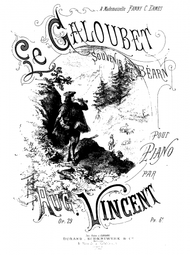 Vincent - Le galoubet - Score