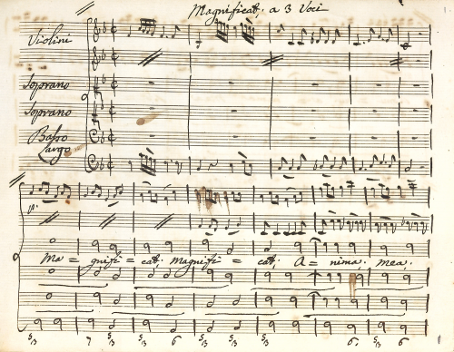 Sborgi - Magnificat a 3 voci - Scores - Score