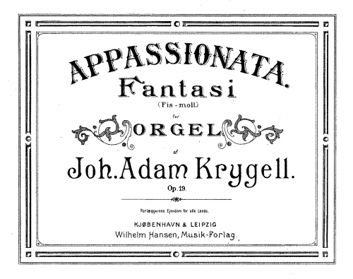 Krygell - Appassionata - Score