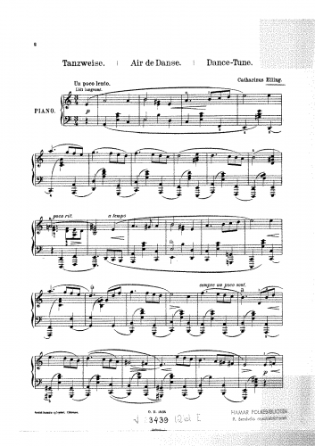 Elling - Tanzwiese - Score