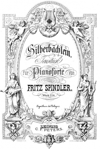 Spindler - Silberbächlein - Piano Score - Score
