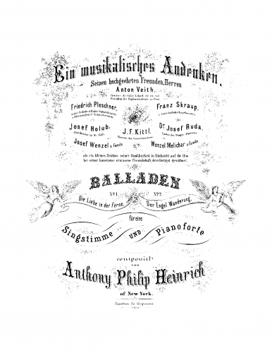 Heinrich - 2 Balladen - Score