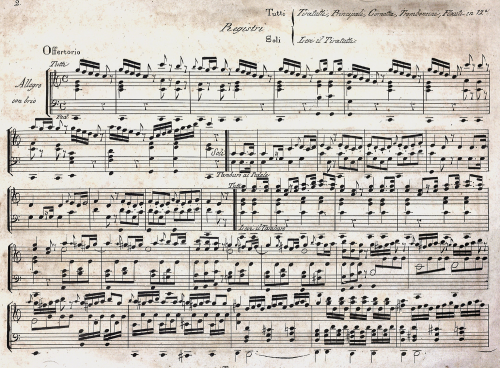 Morandi - Gran raccolta di sonate per organi di una difficolta progressiva No. 2 - Score