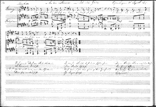 Gerson - An die Laura von Joh: Nic: Götz - Score