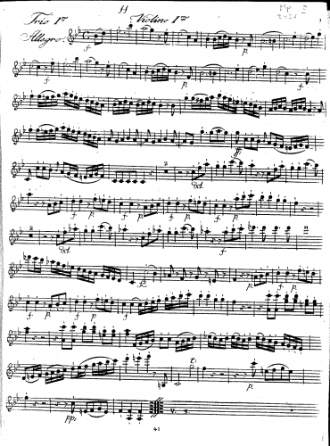 Hoffmeister - 3 Terzettos Scolastico - Trio No. 3 in B-flat major