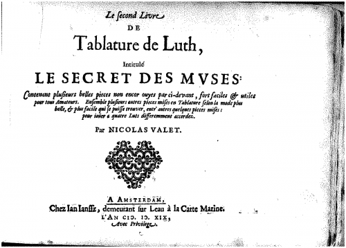 Vallet - Secret des Muses - Book 2