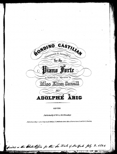 Abig - Rondino Castilian - Score
