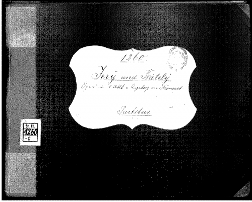 Bronsart - Jery und Bätely - Score