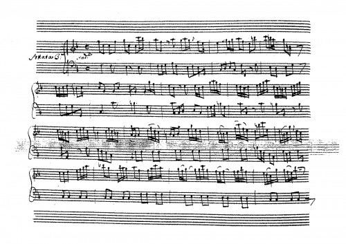 Valentini - Recorder Sonata in F major, SVAcoll 22 - Score