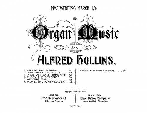 Hollins - Wedding March - Score