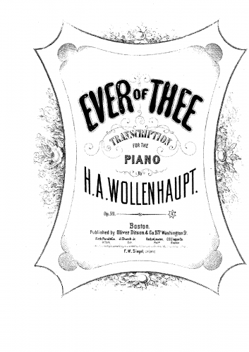Wollenhaupt - Ever of Thee - Score