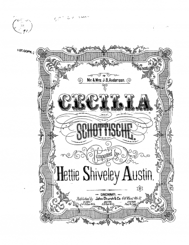 Austin - Cecilia Schottische - Score