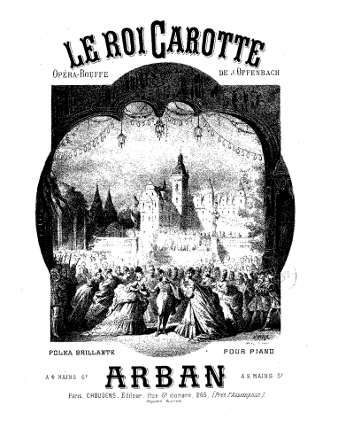 Arban - Polka brillante sur 'Le roi Carotte' - Score