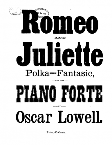 Lowell - Romeo and Juliette - Score