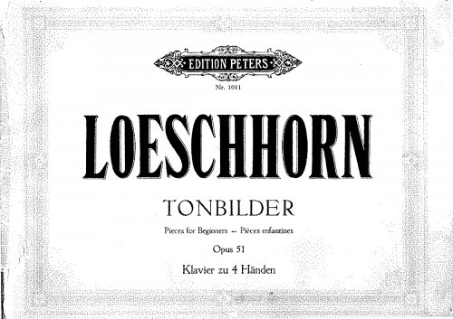 Loeschhorn - Tonbilder - Score