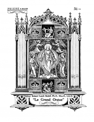 Dallier - Prière à Notre Dame - Score