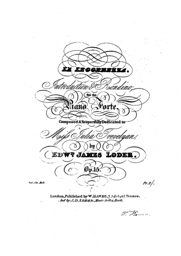 Loder - La Leggerezza - Score