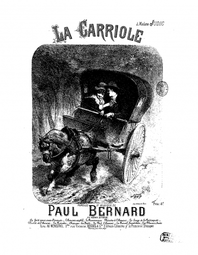 Bernard - La carriole - Score