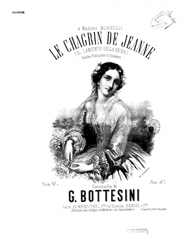 Bottesini - Il lamento della Ghisa - Score